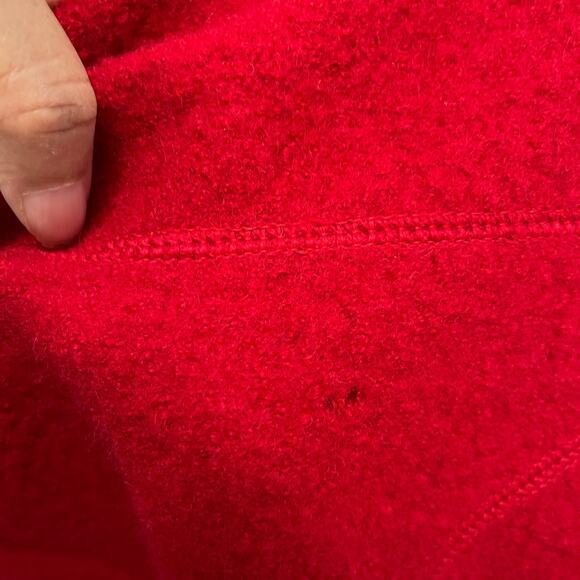 Bernardo Essentials 100% Wool Red Size Large Zipper Vest - Picture 8 of 10